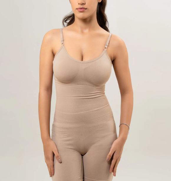 Essentials Black Mid Thigh Bodysuit